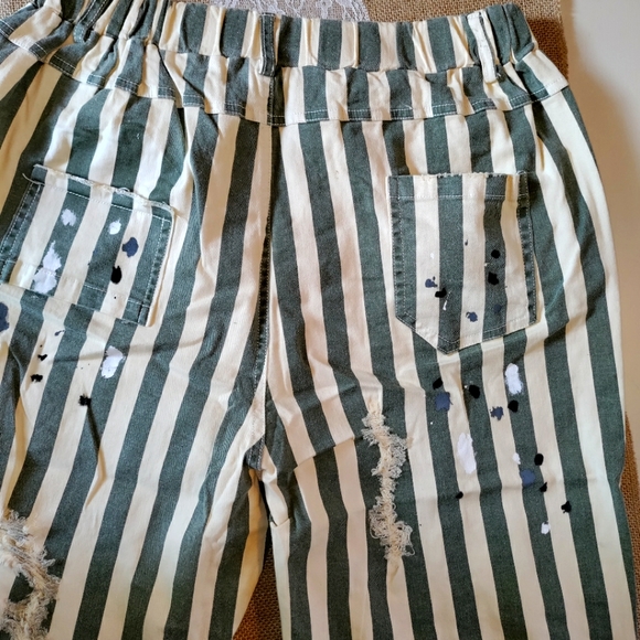 Cottagecore Endless Journey Striped Crop Pants - Picture 5 of 9